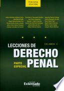 Libro Lecciones de derecho penal. Parte especial. Volumen II