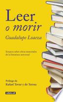 Libro Leer o morir