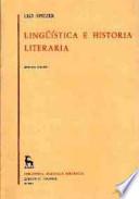 Lingüística e historia literaria