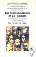 Libro Los orígenes culturales de la II República