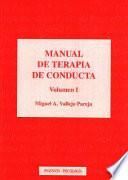 Libro MANUAL DE TERAPIA DE CONDUCTA