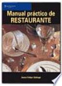 Libro Manual práctico de restaurante