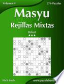 Libro Masyu Rejillas Mixtas - Difícil - Volumen 4 - 276 Puzzles