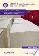 Libro Materias y productos para encuadernación. ARGC0110