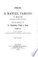 Obras de D. Manuel Tamayo y Baus, 3