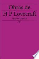 Libro Obras de Howard Phillips Lovecraft