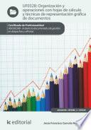 Libro Organización y operaciones con hojas de cálculo y técnicas de representación gráfica en documentos. ADGG0308