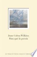 Libro Para qué la poesía