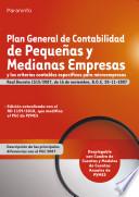 Libro Plan General de Contabilidad de pequeñas y medianas empresas