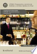 Libro Preparación y servicio de bebidas y comidas rápidas en el bar. HOTR0208