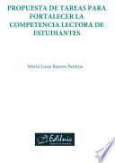 Libro Propuesta de tareas para fortalecer la competencia lectora de los estudiantes