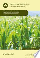 Libro Recolección de cultivos herbáceos. AGAC0108