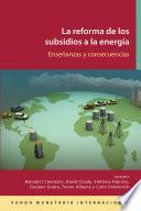 Libro Reforma de los subsidios a la energía
