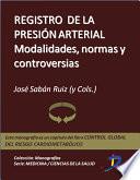 Libro Registro de la presión arterial: modalidades, normas y controversias