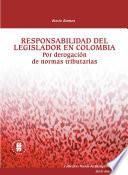 Libro Responsabilidad del legislador en Colombia