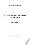 Seudónimos de autoras argentinas