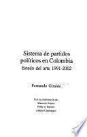 Libro Sistema de partidos políticos en Colombia