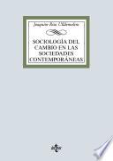 Libro Sociología del cambio en las sociedades contemporáneas