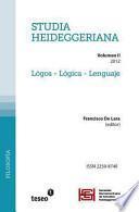 Libro Studia Heideggeriana