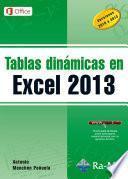 Tablas dinámicas en Excel 2013