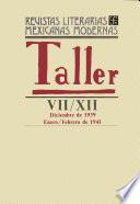 Libro Taller VII, diciembre de 1939 – XII, enero–febrero de 1941