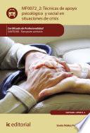 Libro Técnicas de apoyo psicológico y social en situaciones de crisis. SANT0208