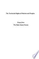 Libro The Territorial Rights of Nations and Peoples